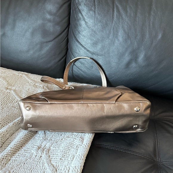 Metallic Coach Handbag - Picture 5 of 11